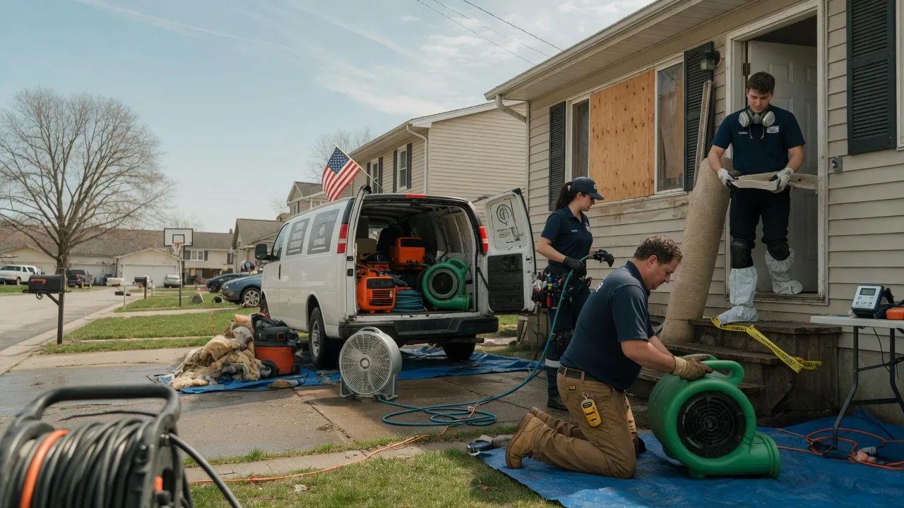 Water Damage Restoration in Hoagland, IN near me